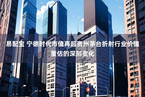 易配宝 宁德时代市值再超贵州茅台折射行业价值重估的深刻变化